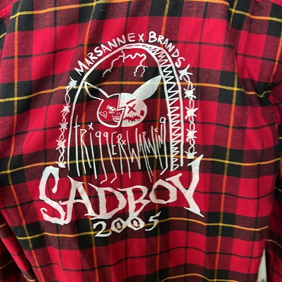 Trisha’s SADBOY 2005 Flannel Shirt NWT - Picture 10 of 14
